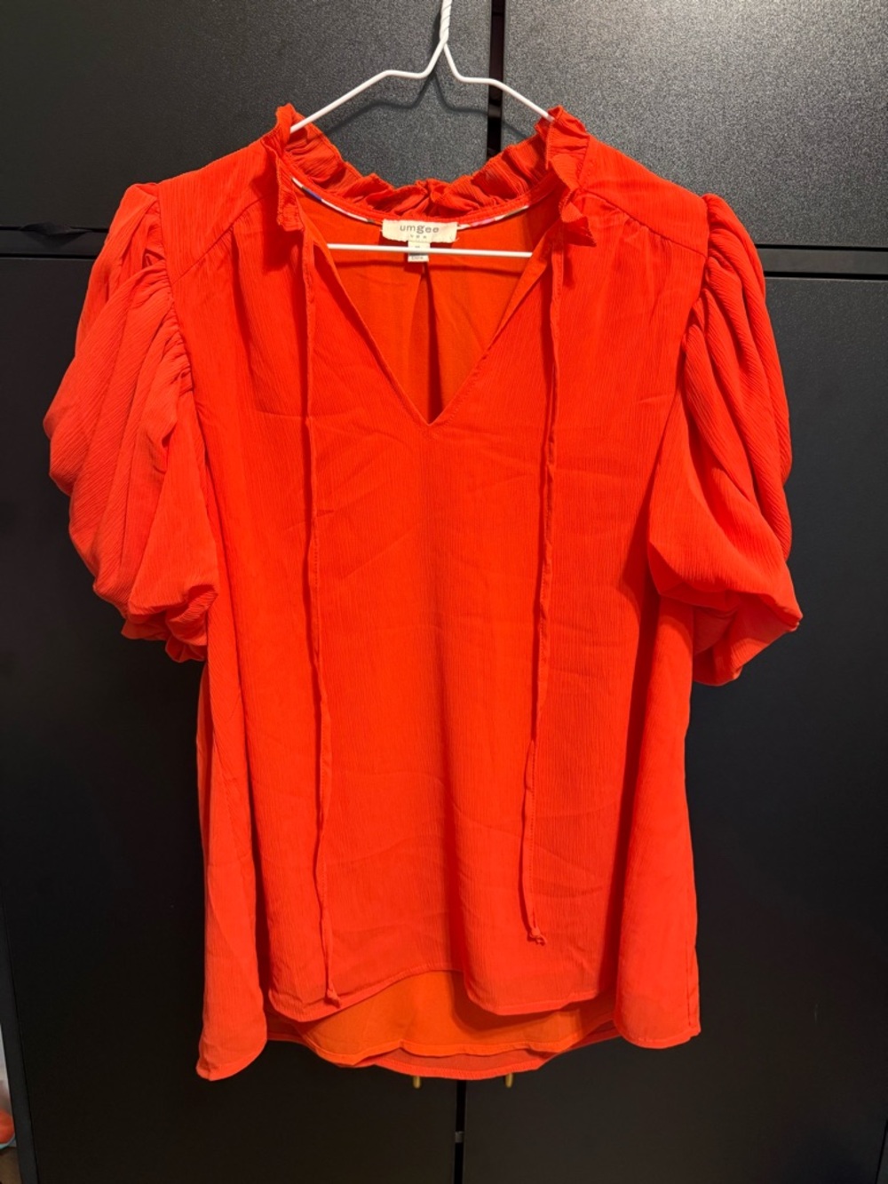 Umgee boutique ruffle sleeve top